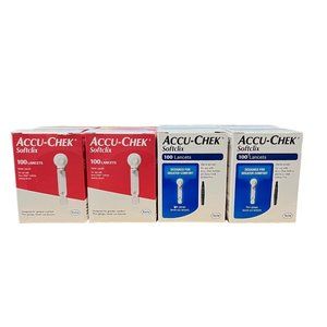 ACCU-CHEK Softclix 100 Lancets x 8 boxes Total 800 Exp. 2026 Sealed Boxes